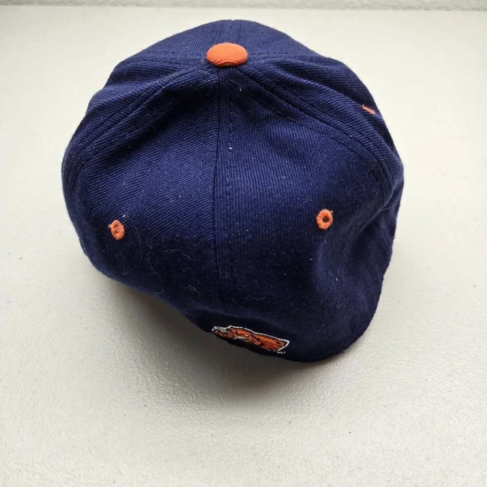 Cal State Fullerton Unisex Baseball Cap 7 1/8 Navy Curved Fitted Embroidered